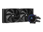 Chieftec Iceberg 240 DARK - Prozessor-Flüssigkeitskühlsystem - Kühlergröße: 240 mm - (für: LGA1150, LGA1