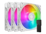 Cooler Master SickleFlow Edge 120 - White Edition - Gehäuselüfter - 120 mm - weiß (Packung mit 3)