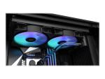 Fractal Design Aspect 12 RGB PWM - Gehäuselüfter - 120 mm - Schwarz (Packung mit 3)
