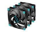 Iceberg Thermal IceGale - Gehäuselüfter - 120 mm - Schwarz (Packung mit 3)
