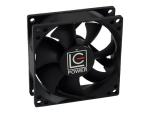 LC-Power Gehäuselüfter - 80 mm - Schwarz