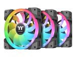 Thermaltake SWAFAN EX14 RGB - Premium Edition - Gehäuselüfter - 140 mm - Schwarz (Packung mit 3)