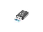 Lanberg NC-1200-WI - Kabellos - USB - WLAN - 5000 Mbit/s - Schwarz