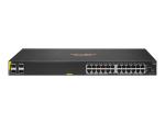 HPE Aruba 6100 24G Class4 PoE 4SFP+ - Switch - managed - 24 x 10/100/1000 (PoE+)
