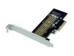 Conceptronic EMRICK M.2-NVMe-SSD-PCIe-Adapter - PCIe - M.2 - PCIe 3.0 - Schwarz - Edelstahl - Passiv - China