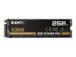 EMTEC Power Pro X300 - SSD - 256 GB - intern - M.2 2280 - PCIe 3.0 x4 (NVMe)