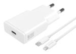 4smarts Netzladegerät PDPlug Slim GaN 1C+ USB-C auf Lightning 1.5m weiß - 20.000 W