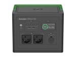 APC Schneider OffGrid 730 - Tragbares kraftwerk - LCD, Lithium-Ionen, 2 CEE 7/3 Schuko-Steckdosen, Sinuswelle,