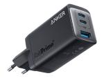 Anker Innovations Anker 735 - Netzteil - 65 Watt - 5 A - Anker PowerIQ 4.0 - 3 Ausgabeanschlussstellen (2 x US