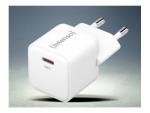 Intenso W30C - Netzteil - GaN - 30 Watt - 3 A - PD 3.0, QC 4.0, PD/PPS (24 pin USB-C)
