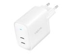 LogiLink Netzteil - GaN-Technologie - 40 Watt - 3 A - Fast Charge, PD/PPS - 2 Ausgabeanschlussstellen (2 x USB