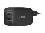 Belkin BoostCharge Pro - Netzteil - PPS Technology - 65 Watt - 3.25 A - PD 3.0, Fast Charge - 2 Ausgabeanschlu