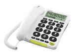 Doro PhoneEasy 312cs - Telefon mit Schnur mit Rufnummernanzeige