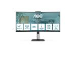 AOC Value-line CU34V5C/BK - V5 series - LED-Monitor - gebogen - 86.4 cm (34")