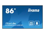 Iiyama ProLite LH8665UHSB-B1 - 218 cm (86") Diagonalklasse LCD-Display mit LED-Hintergrundbeleuchtung - Digita