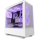 NZXT H5 Flow RGB - Midi Tower - PC - Weiß - ATX - micro ATX - Mini-ITX - Glas - Stahl - Gaming