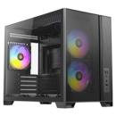 Antec Geh Mini FLUX M Micro-ATX/Mini-ITX o.N. BK retail - Midi/Minitower - ATX