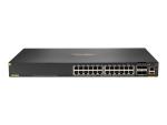 HPE Aruba 6200F 24G Class4 PoE 4SFP+ 370W Switch - Switch - max. Stapelentfernung 10 km - L3 - managed - 24 x 